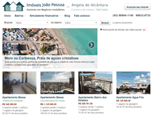 Tablet Screenshot of imoveisjoaopessoa.com.br